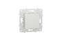 Перемикач 2-клавішний 2 x сх.6, 10А білий (NU521318)