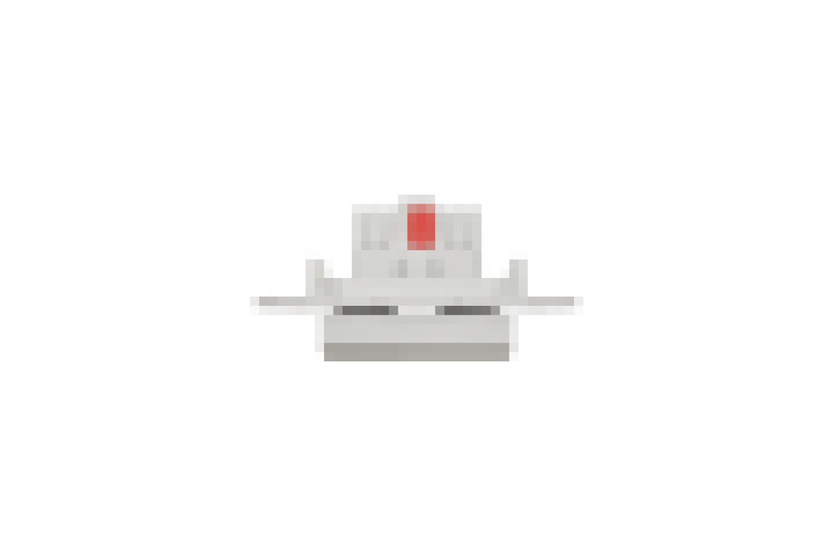 Перемикач 2-клавішний 2 x сх.6, 10А білий (NU521318)