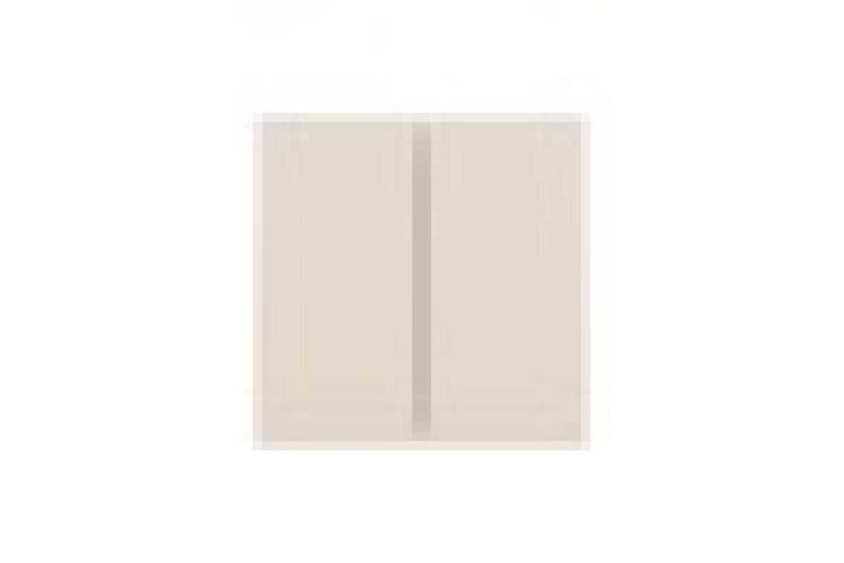 Перемикач 2-клавішний, 10А, 2 модулі, бежевий Unica New Studio (NU321344)