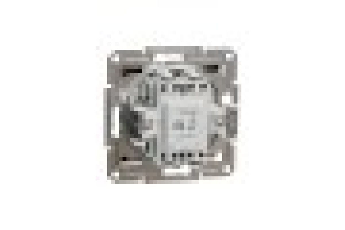 Перемикач одноклавішний з підсвіткою, Самозажимний, Asfora Антрацит (EPH1500171)