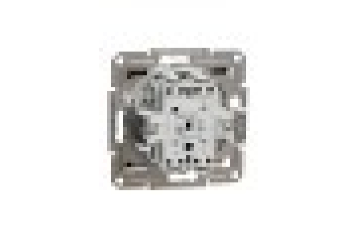 Перемикач одноклавішний Самозажимний Asfora Антрацит (EPH0400171)