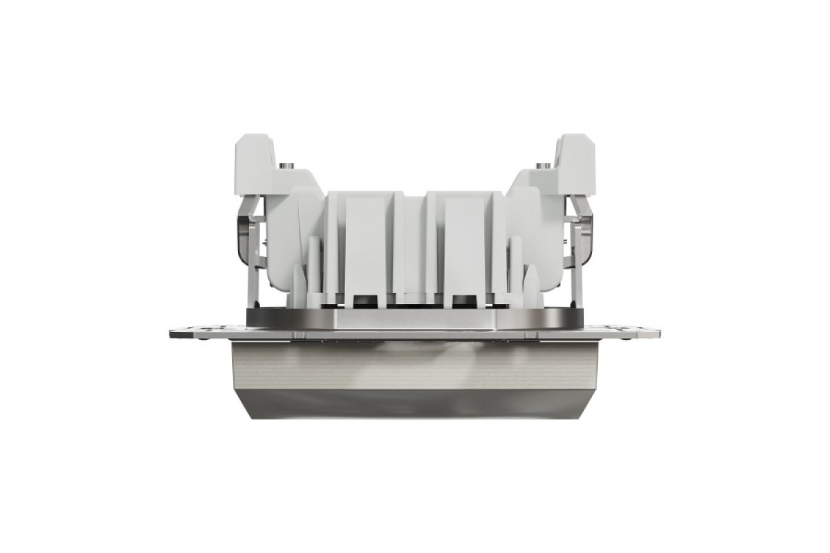 Перемикач одноклавішний Самозажимний Asfora Бронза (EPH0400169)