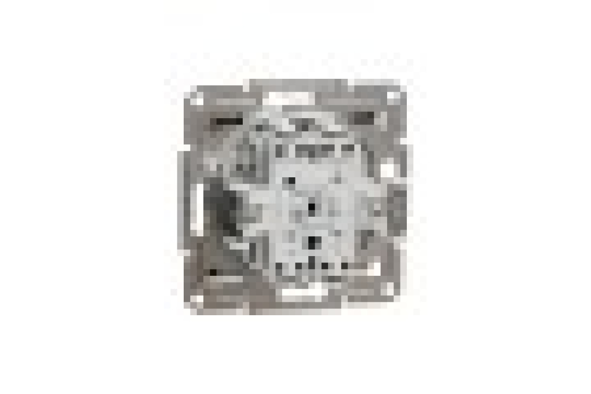 Перемикач одноклавішний Самозажимний Asfora Сталь (EPH0400162)