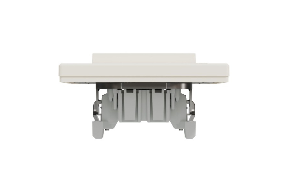 Перемикач одноклавішний Самозажимний Крем Asfora (EPH0400123)