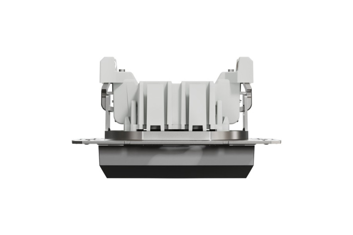 Перемикач перехресний самозажимний Asfora Антрацит (EPH0500171)