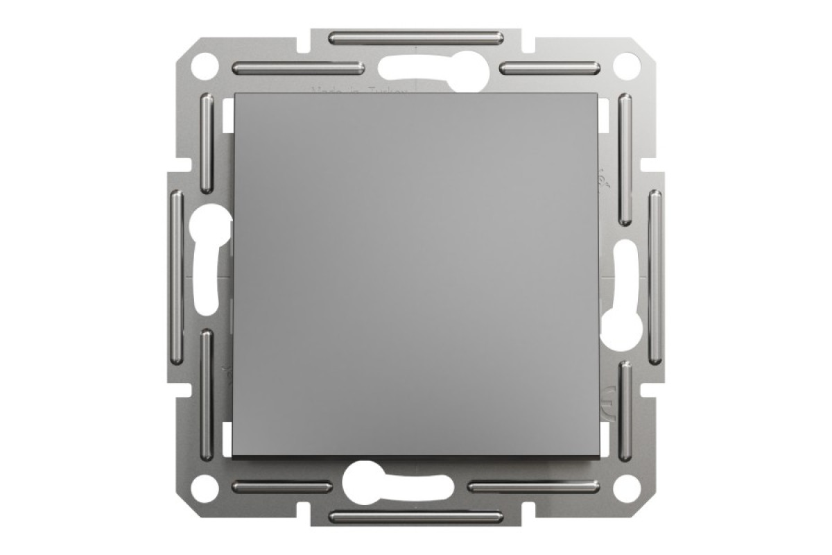 Перемикач перехресний самозажимний Asfora Антрацит (EPH0500171)