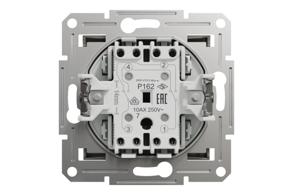 Перемикач перехресний самозажимний Asfora Бронза (EPH0500169)