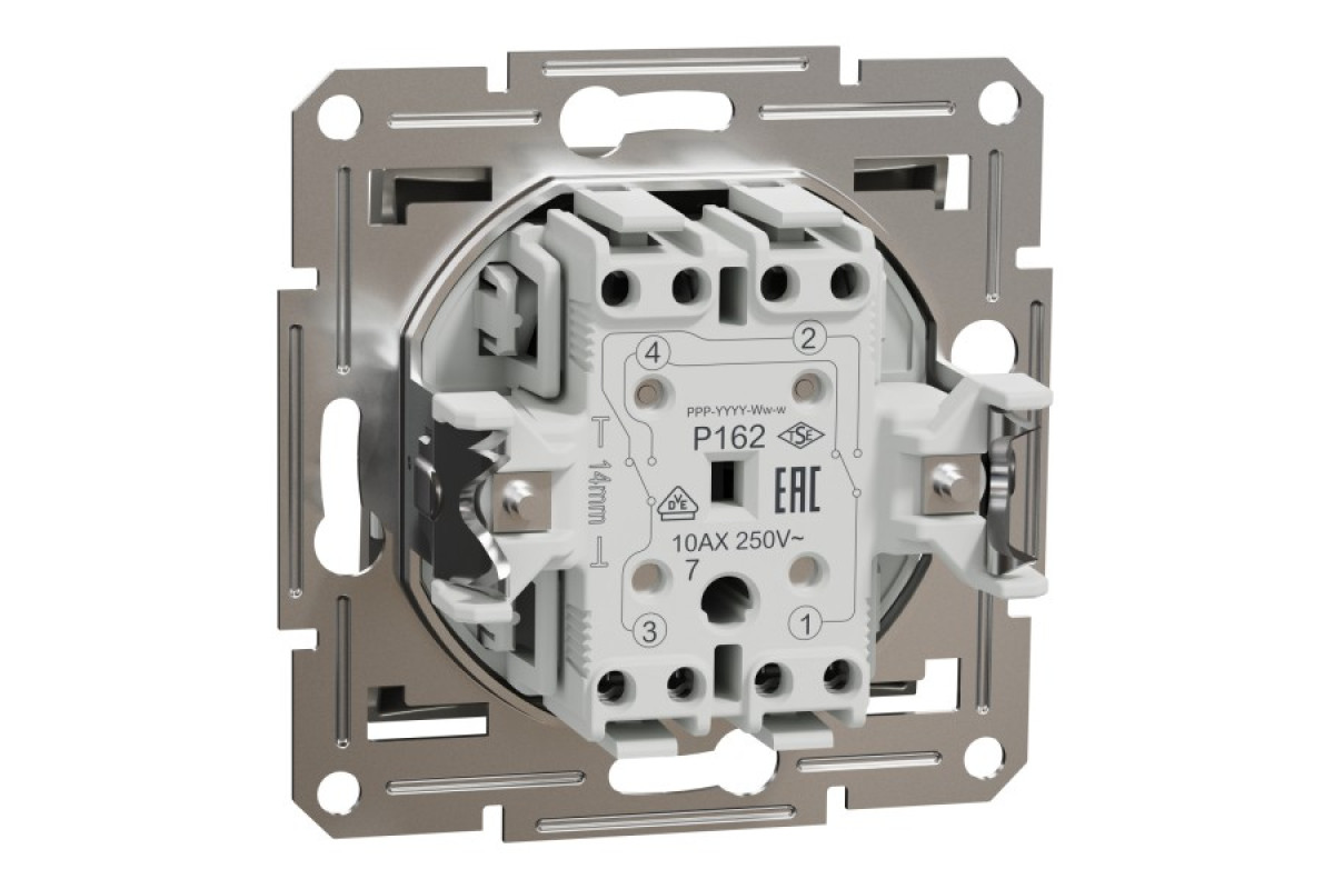 Перемикач перехресний самозажимний Asfora Бронза (EPH0500169)