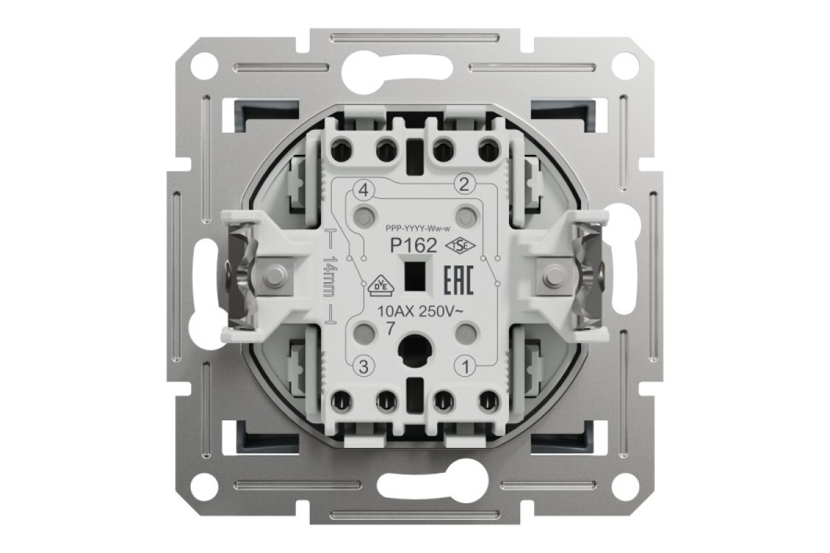 Перемикач перехресний самозажимний Asfora Сталь (EPH0500162)