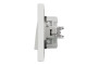 Перемикач перехресний самозажимний Білий Asfora (EPH0500121)