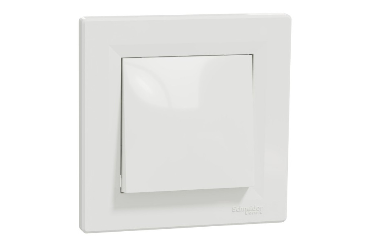 Перемикач перехресний самозажимний Білий Asfora (EPH0500121)