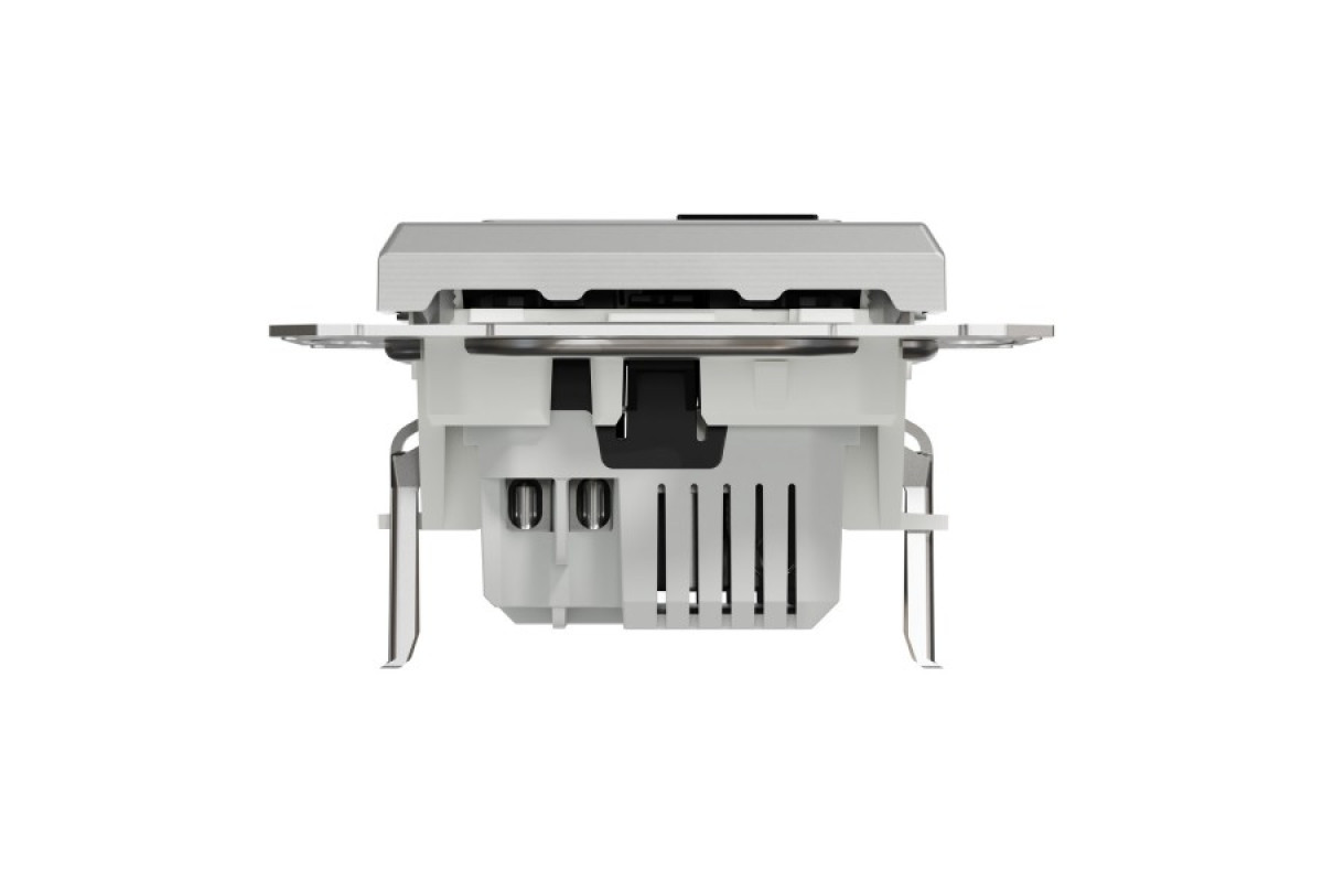 Подвійна USB зарядка 2.4 A Asfora алюминий (EPH2700361)