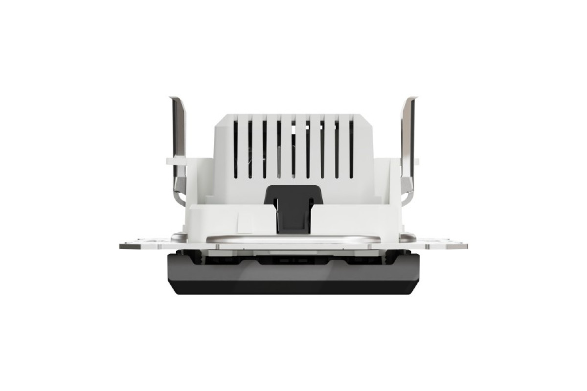 Подвійна USB зарядка 2.4 A Asfora антрацит (EPH2700371)