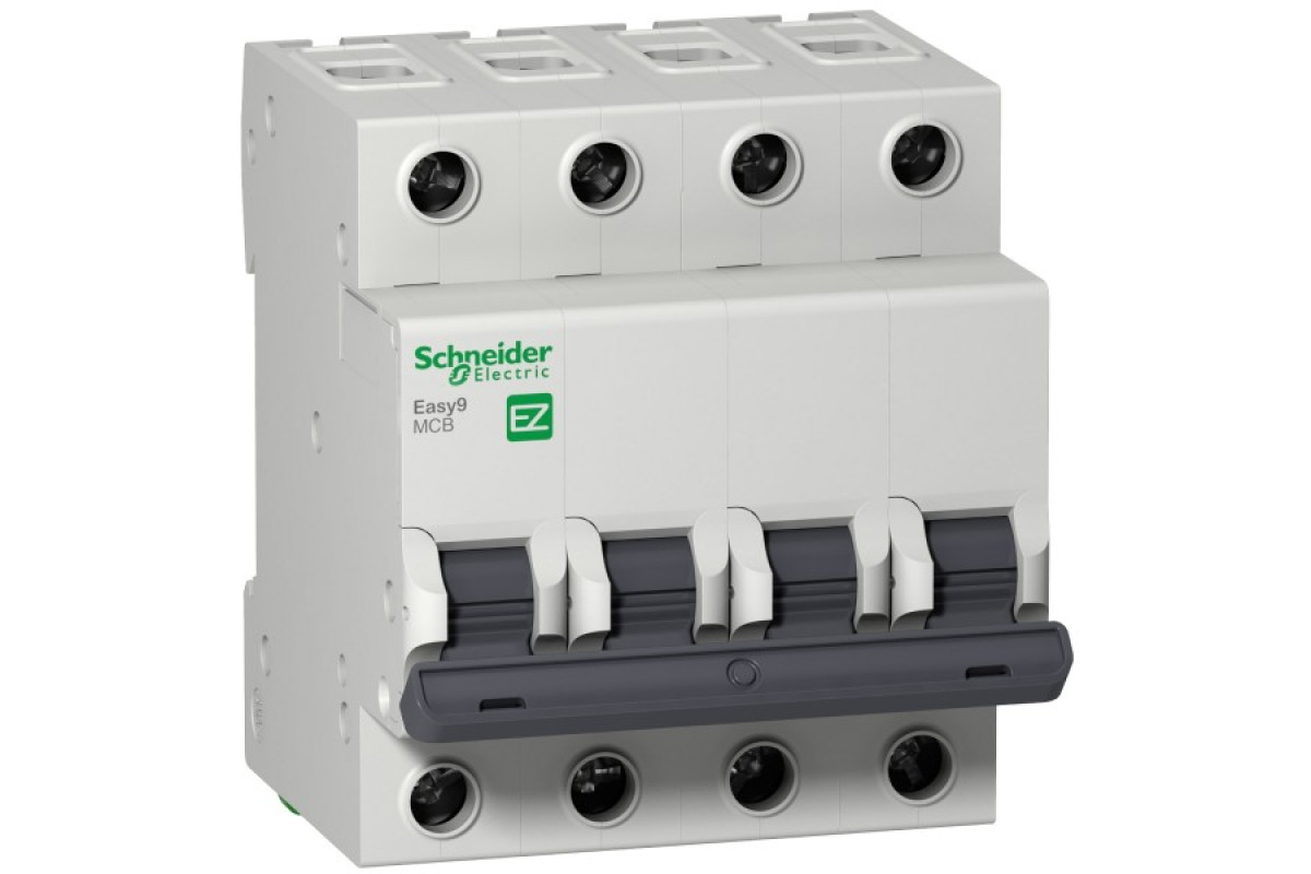Автоматичний вимикач Easy9 4П 50А 4,5 кА крива "В" (EZ9F14450)