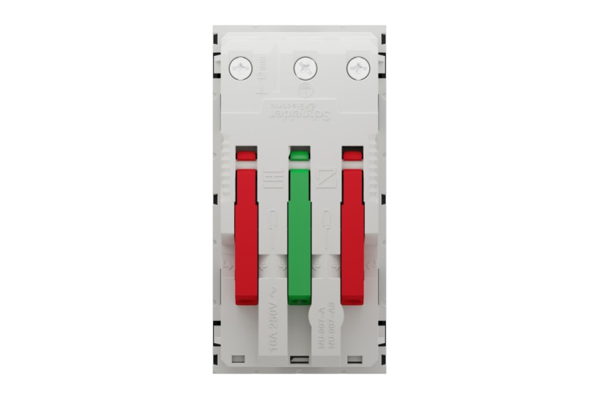 Двойная розетка 45° со шторками, с заземлением, антрацит (NU306754A)