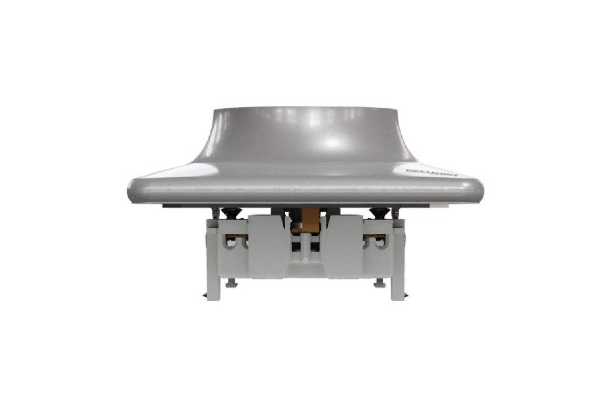 Двойная розетка с заземлением и шторками Алюминий Sedna Design (SDD313221)