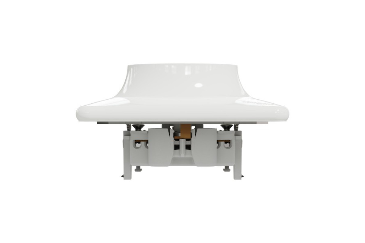 Двойная розетка с заземлением, со шторками Белый Sedna Design (SDD311221)