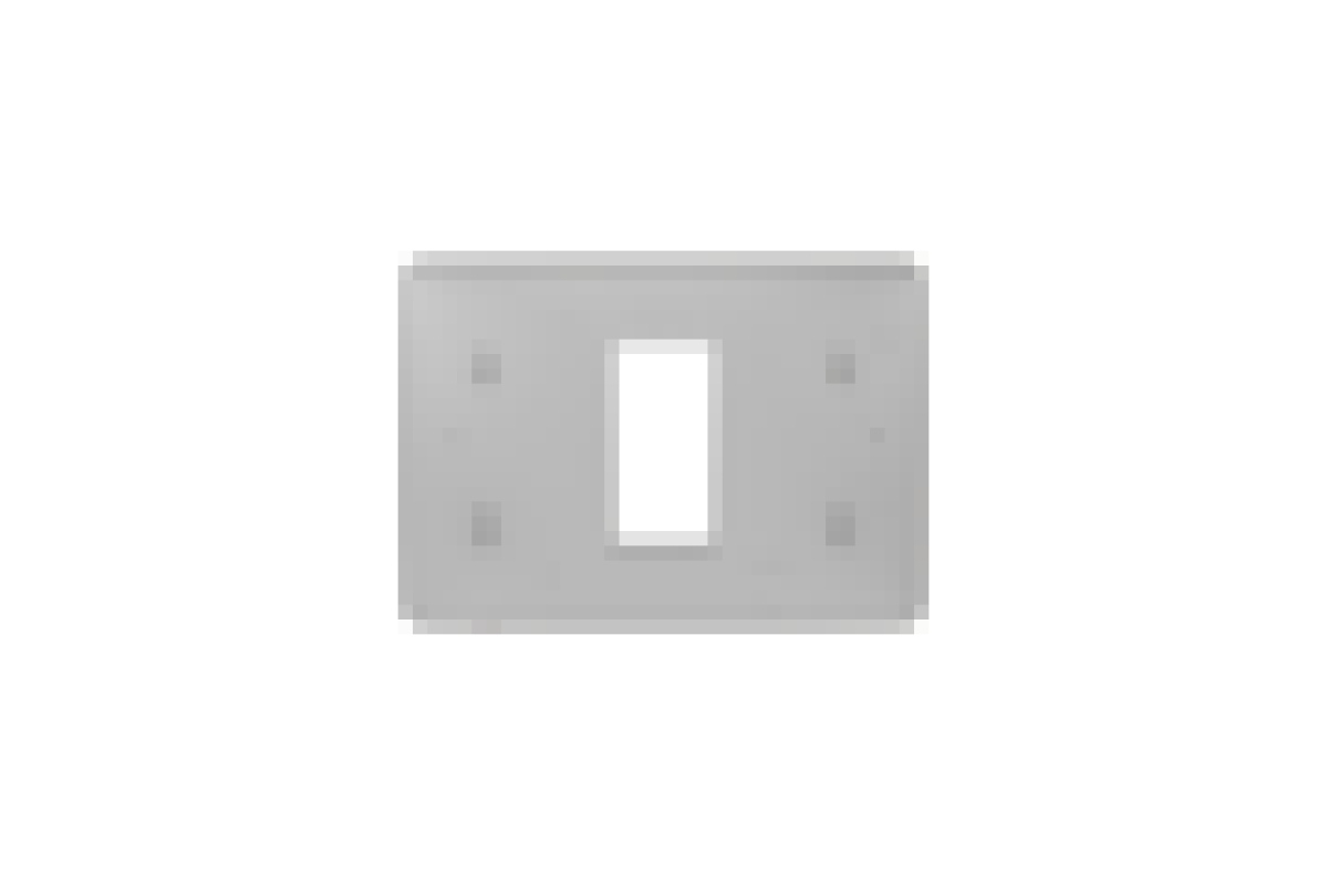 Рамка 1 модульна Unica Studio алюміній (NU210130)