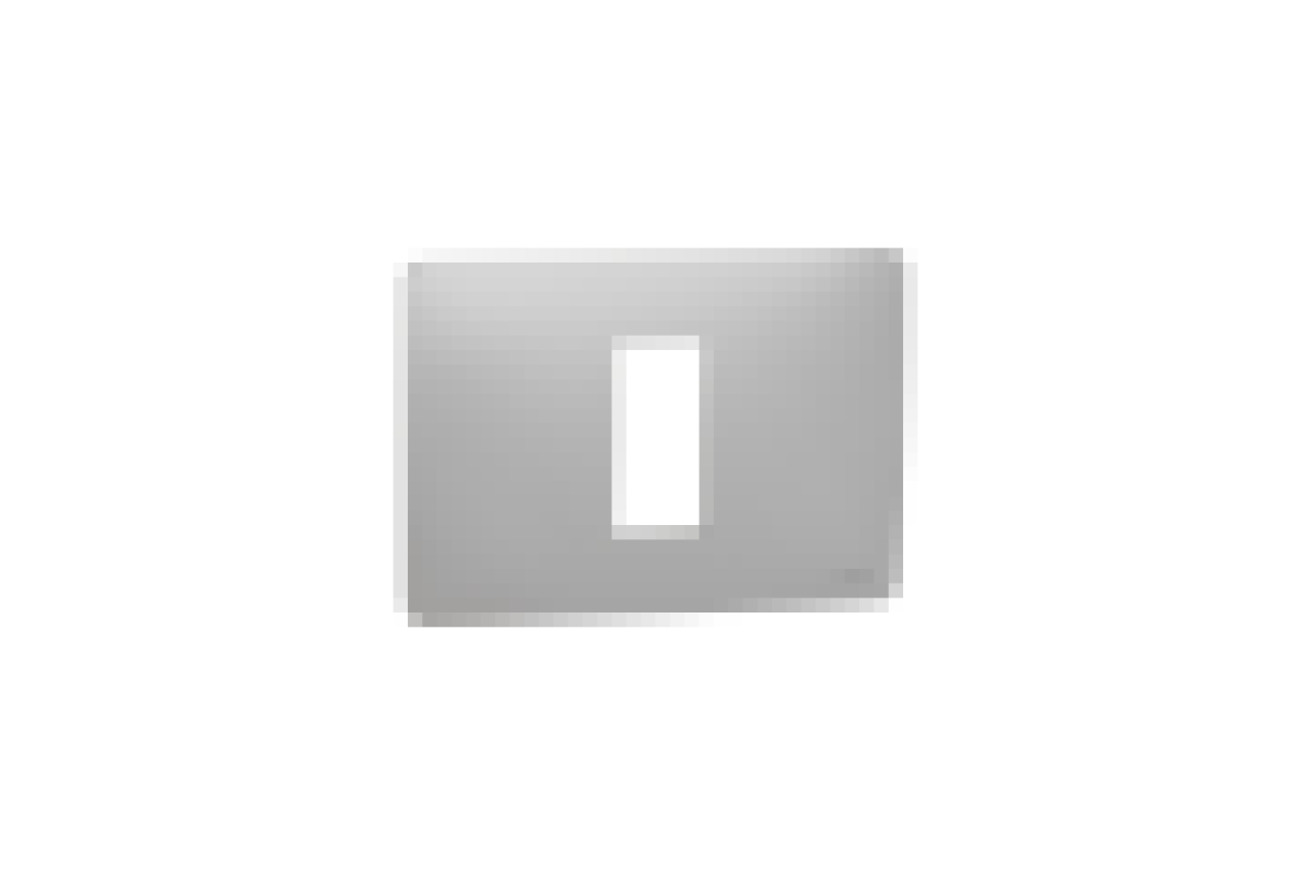 Рамка 1 модульна Unica Studio алюміній (NU210130)