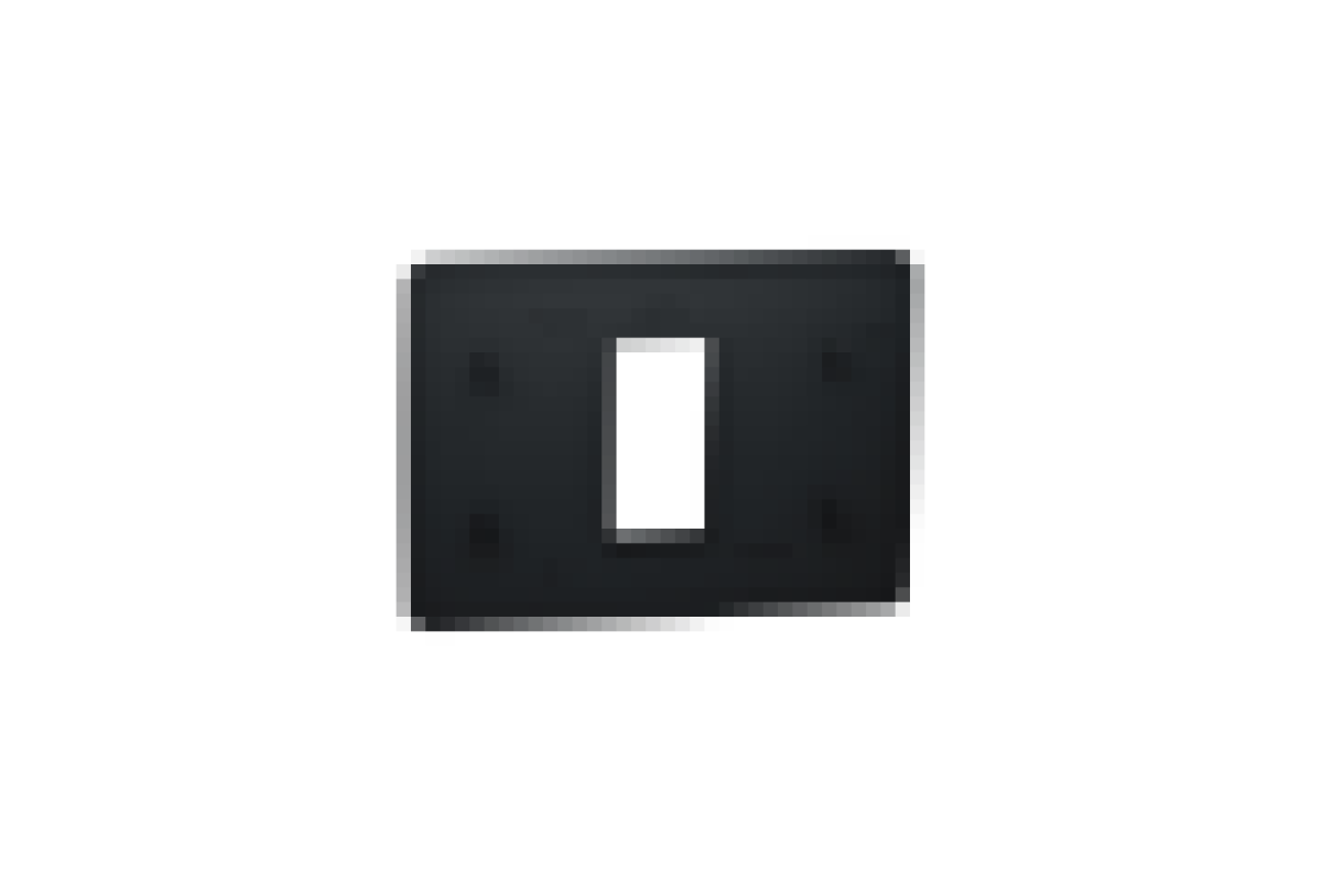 Рамка 1 модульна Unica Studio антацит (NU210154)