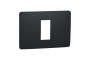 Рамка 1 модульна Unica Studio антацит (NU210154)