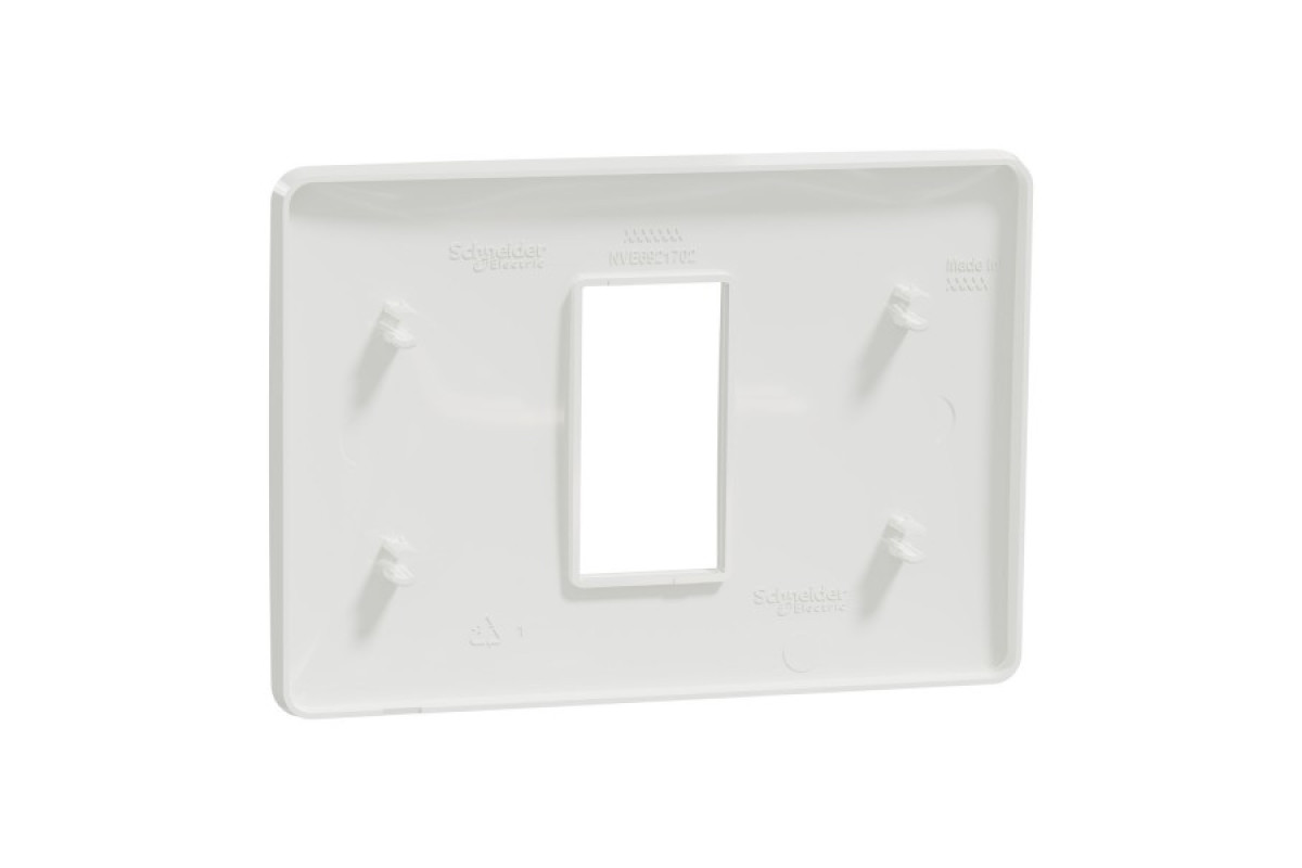 Рамка 1 модульна Unica Studio біла (NU210118)