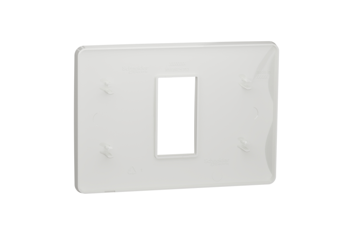 Рамка 1 модульна Unica Studio біла (NU210118)