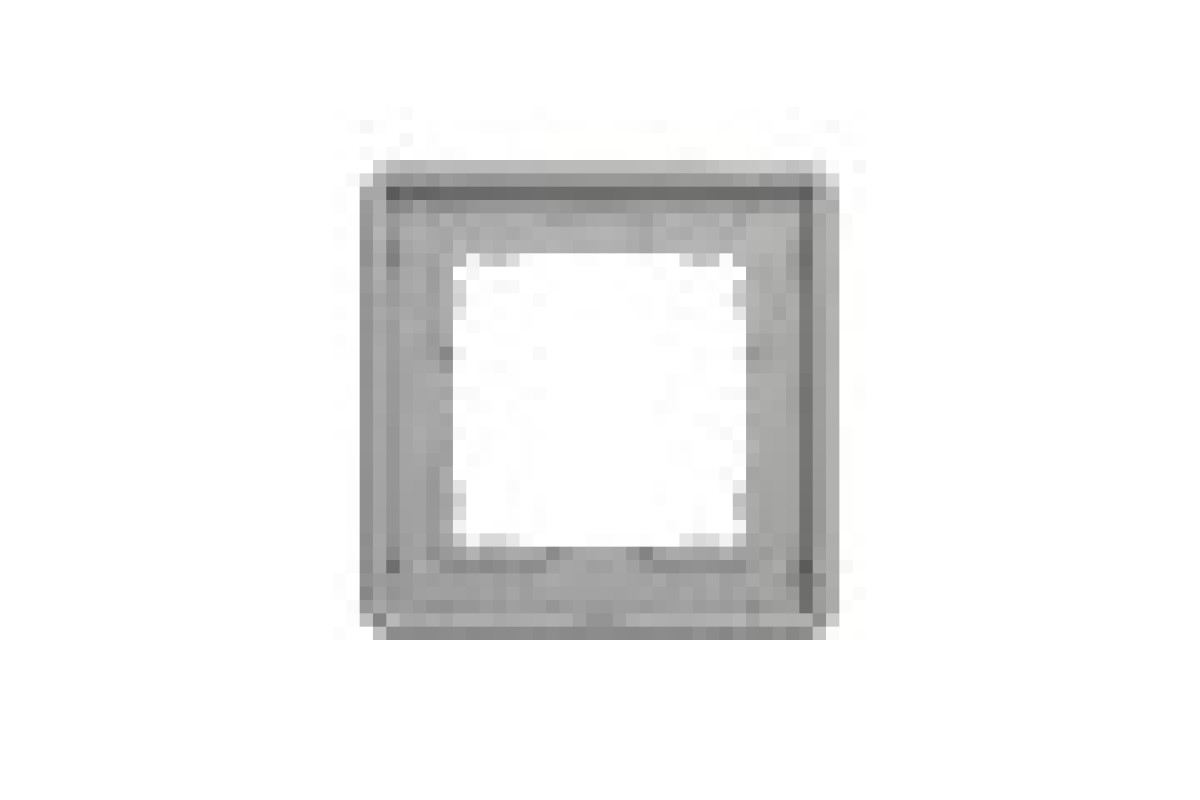 Рамка 1-постова Матовий алюміній Sedna Elements (SDD370801)