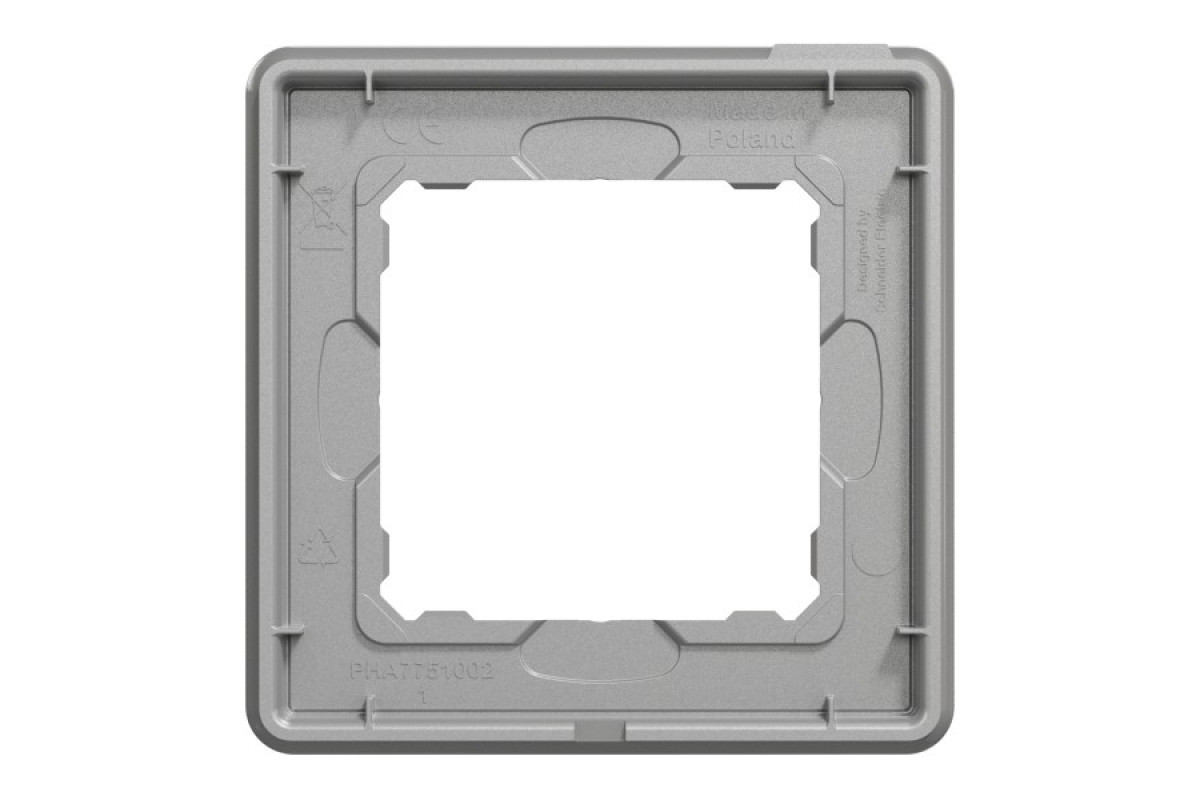 Рамка 1-постова Матовий алюміній Sedna Elements (SDD370801)