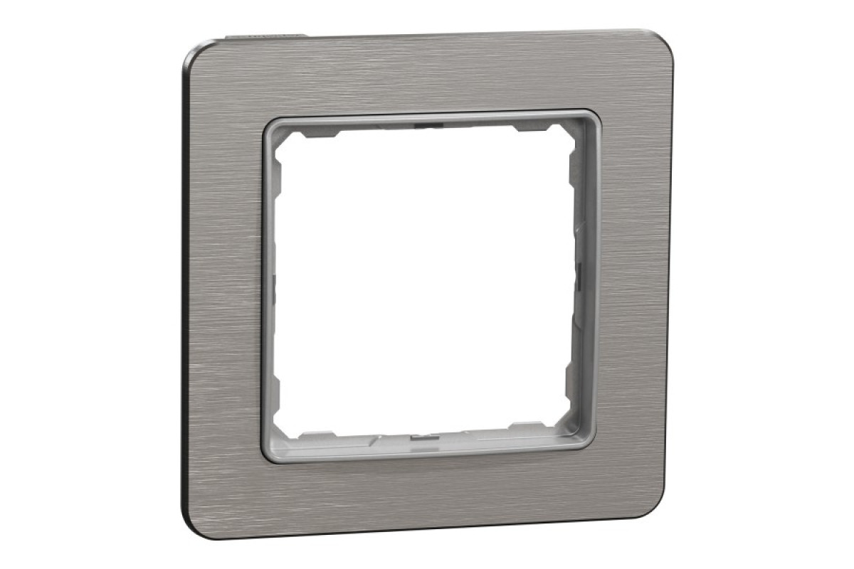 Рамка 1-постова Матовий алюміній Sedna Elements (SDD370801)