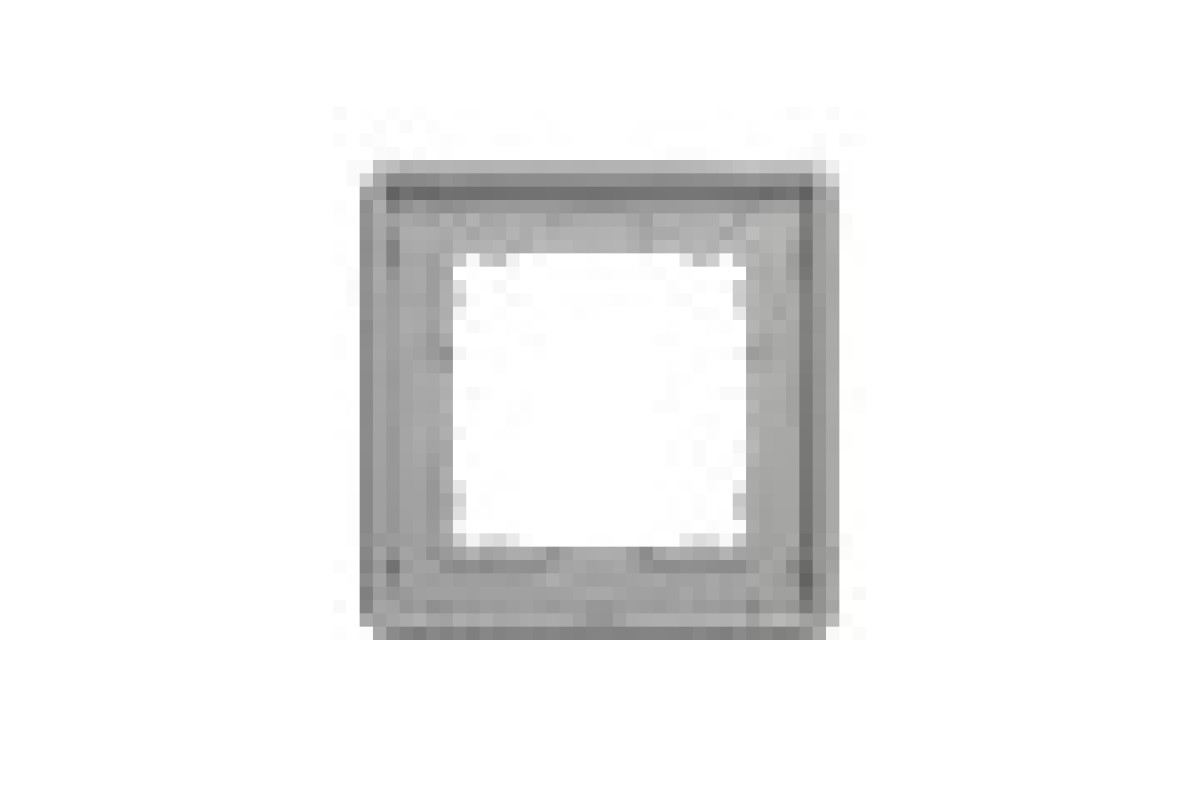 Рамка 1-постова Штучне Біле скло Sedna Elements (SDD360801)