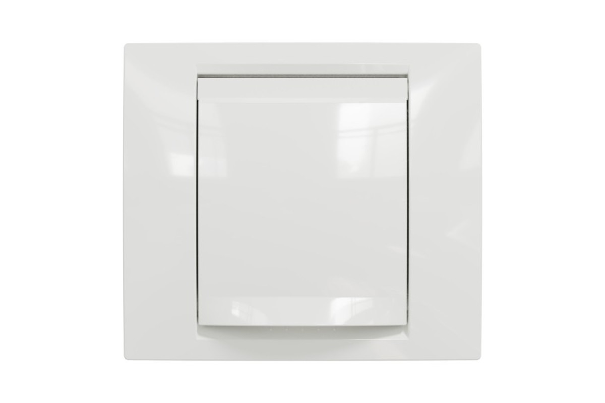 Рамка 1-постова ip44, білий (NU044218)