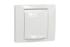 Рамка 1-постова ip44, білий (NU044218)
