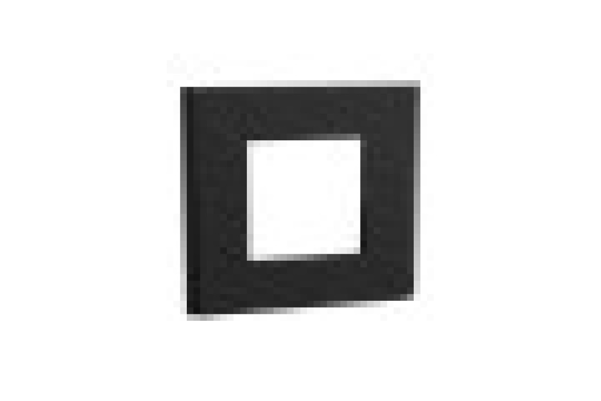 Рамка 1-постова Unica Deco Material, камінь (NU600277)