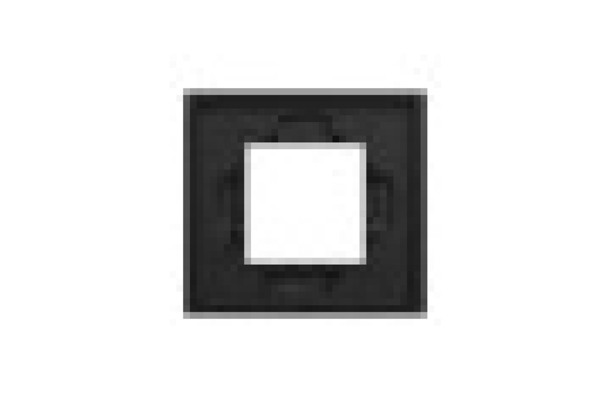 Рамка 1-постова Unica Deco Material, каучук (NU600272)