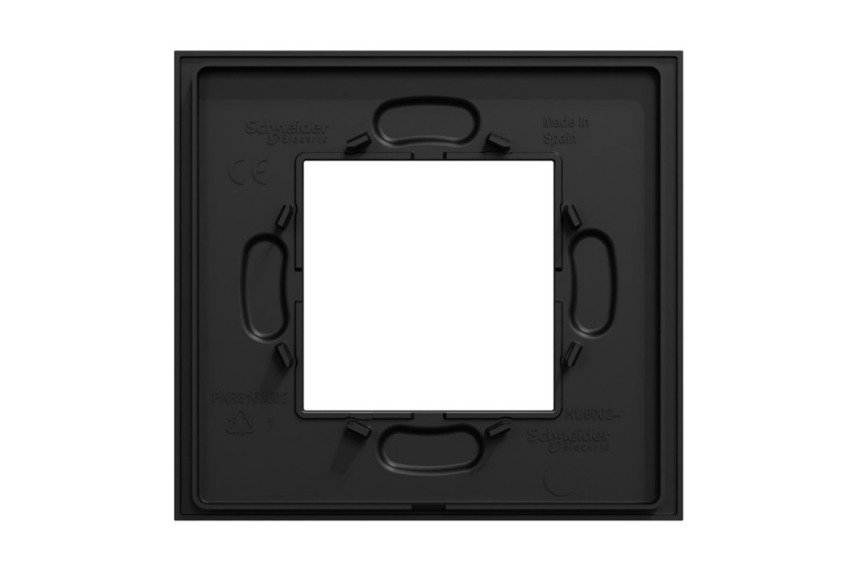 Рамка 1-постова Unica Deco Material, каучук (NU600272)