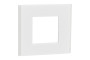 Рамка 1-постова Unica Deco Material, матовий білий (NU600279)