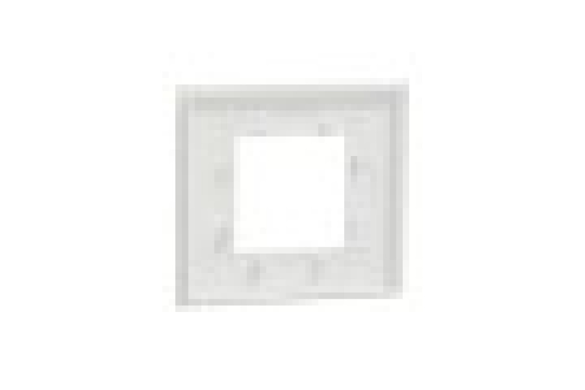 Рамка 1-постова Unica Deco Material, матовий білий (NU600279)