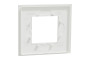 Рамка 1-постова Unica Deco Material, матовий білий (NU600279)