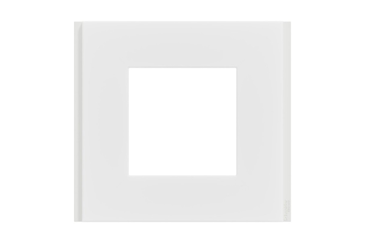 Рамка 1-постова Unica Deco Material, матовий білий (NU600279)