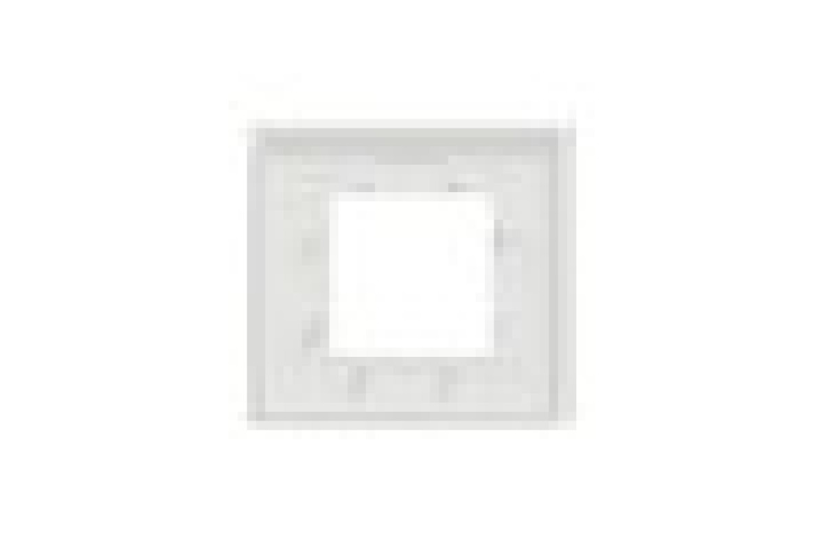 Рамка 1-постова Unica Deco Material, матовий білий (NU600279)