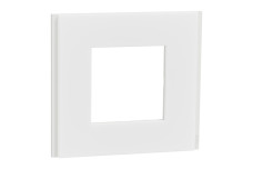 Рамка 1-постова Unica Deco Material, матовий білий (NU600279)