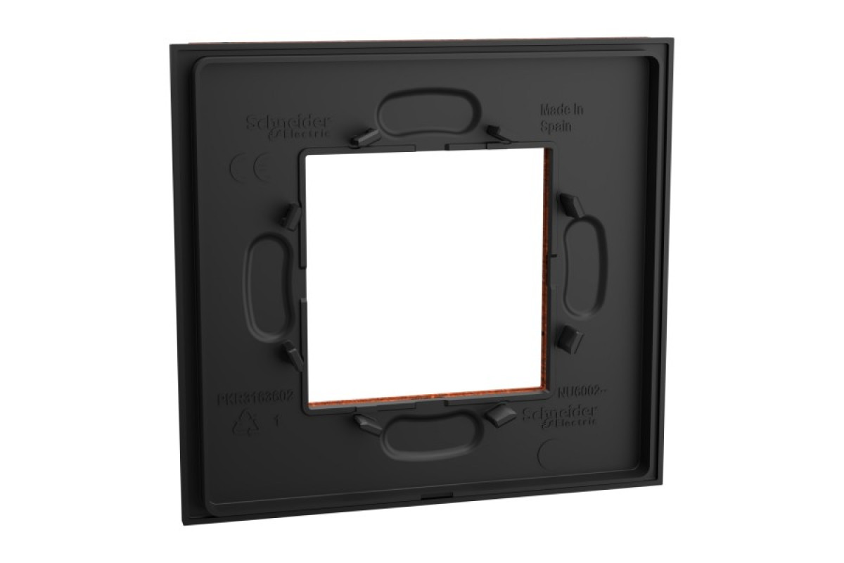 Рамка 1-постова Unica Deco Material, теракотовий (NU600271)