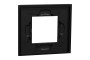 Рамка 1-постова Unica Deco Material, чорний папір (NU600274)