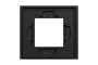 Рамка 1-постова Unica Deco Material, чорний папір (NU600274)