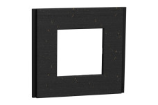 Рамка 1-постова Unica Deco Material, чорний папір (NU600274)