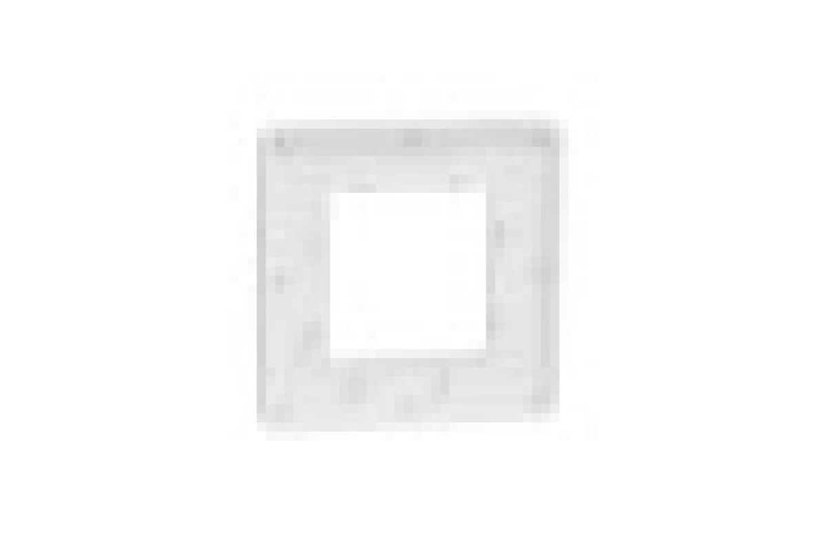 Рамка 1-постова Unica New, Білий/білий (NU280218)