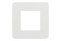 Рамка 1-постова Unica New, Білий/білий (NU280218)