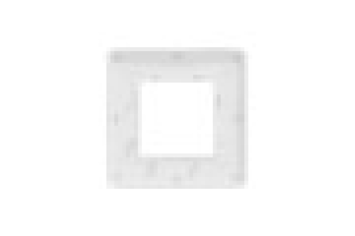 Рамка 1-постова Unica New, Білий/білий (NU280218)