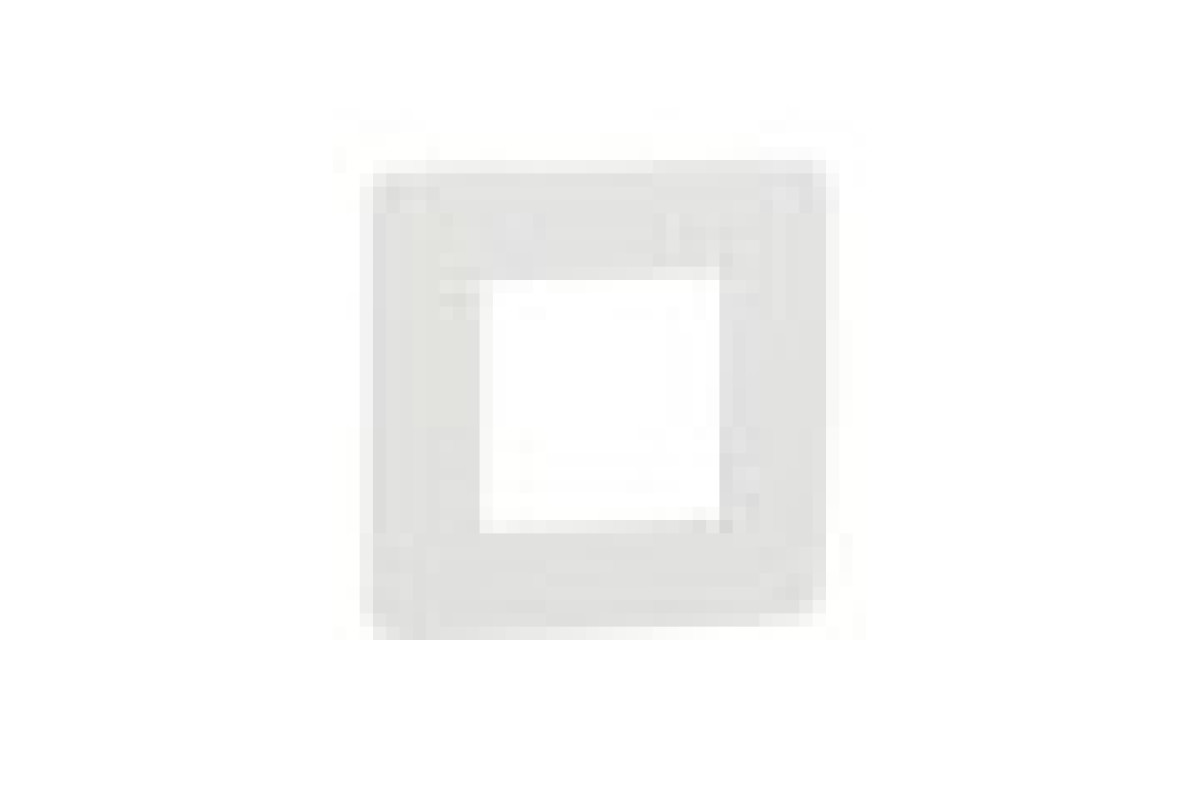Рамка 1-постова Unica New, Білий/білий (NU280218)